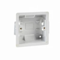 Коробка установочная однопостовая, для г/к пластиковыми лапками D=65, H=45, IP30