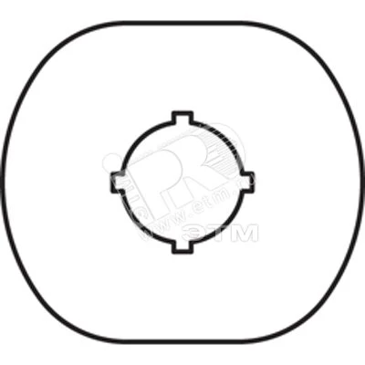 Шильдик MA6-1000 (1 место) для пластикового кнопочного поста