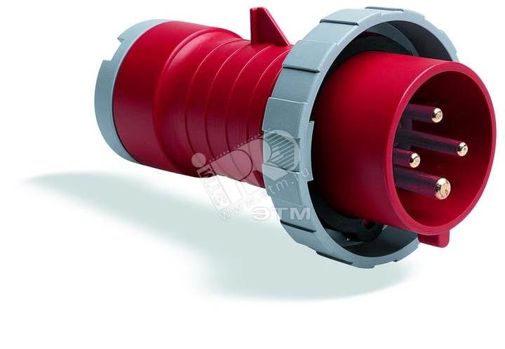 Вилка кабельная 416P2W, 16А, 3P+N+E, IP67, 2ч