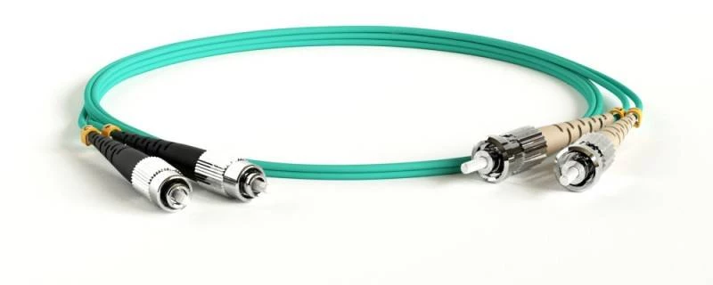 Патч-корд волоконно-оптический (шнур) MM 50/125(OM3), FC-ST, duplex, LSZH, 3 м Hyperline