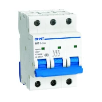 Автоматический выключатель NB1-63H 3P 10A 10кА х-ка C (CHINT)
