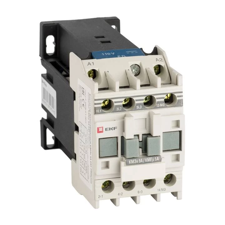 Контактор КМЭп малогабаритный 9А 110В DC 1NC EKF PROxima
