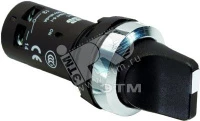 Переключатель C2SS1-30B-02 2-х позиционный черный 2НЗ (45 градус ов) с фиксацией