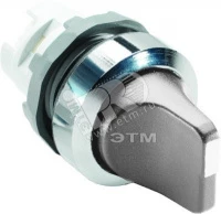 Переключатель M2SS3-20U (короткая ручка) серый 2-х позиционный б ез подсветки (только корпус) 45# с возвратом