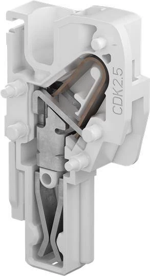 Вилка CDK2.5, проходная, 2,5 мм², 1 пол., втыч.