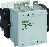 Контактор 150А 220В АС3 1НО+1НЗ КМ-103 DEKraft