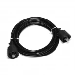 Индустриальный патч-корд LANMASTER FTP cat.6, IP67, 1.0 м, черный