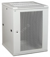 ITK Шкаф LINEA W 12U 600x600 мм дверь перфорированная, RAL7035
