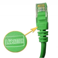 Патч-корд LANMASTER LSZH UTP кат.5e, 7.0 м, зеленый
