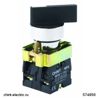 Переключатель NP2-BJ33, 3 положения с фиксацией, 2НО IP40 (CHINT)