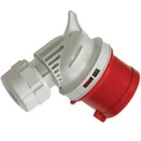 Вилка кабельная угловая IP44 32A 3P+E+N 400В DISA040325