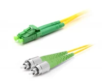 Патч-корд оптический LANMASTER, LSZH, дуплексный, ST/APC-LC/APC, SM OS2, 2.0 м