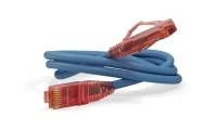 Патч-корд U/UTP, Cat.5е, LSZH, 0.3 м, синий Hyperline