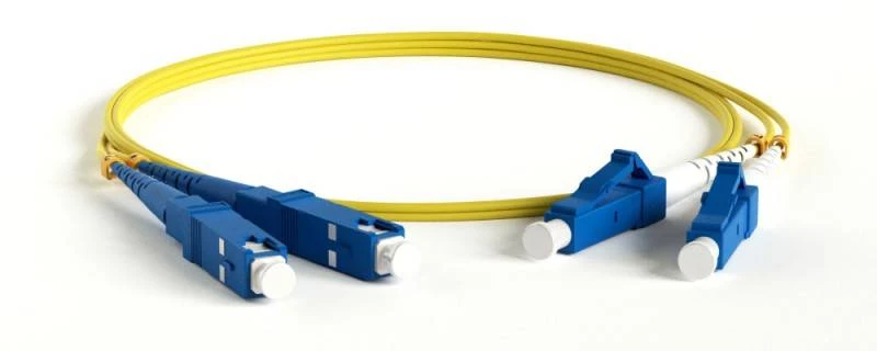 Патч-корд волоконно-оптический (шнур) SM 9/125 (OS2), LC/UPC-SC/UPC, 2.0 мм, duplex, LSZH, 2 м Hyperline