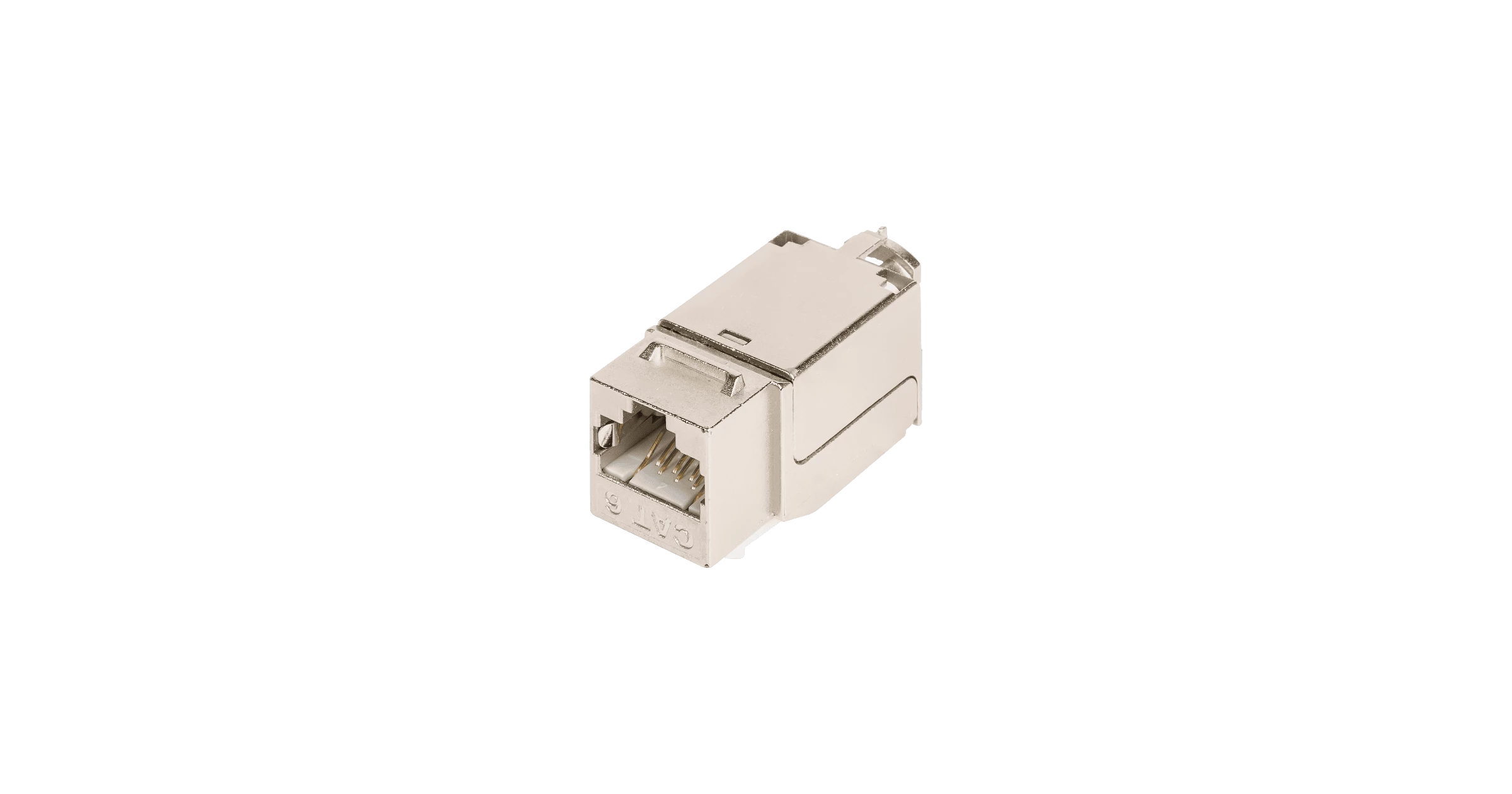 Модуль-вставка NIKOMAX типа Keystone, Кат.6 (Класс E), 250МГц, RJ45/8P8C, FT-TOOL/110/KRONE, T568A/B, полный экран, металлик - гарантия: 5 лет расширенная / 25 лет системная