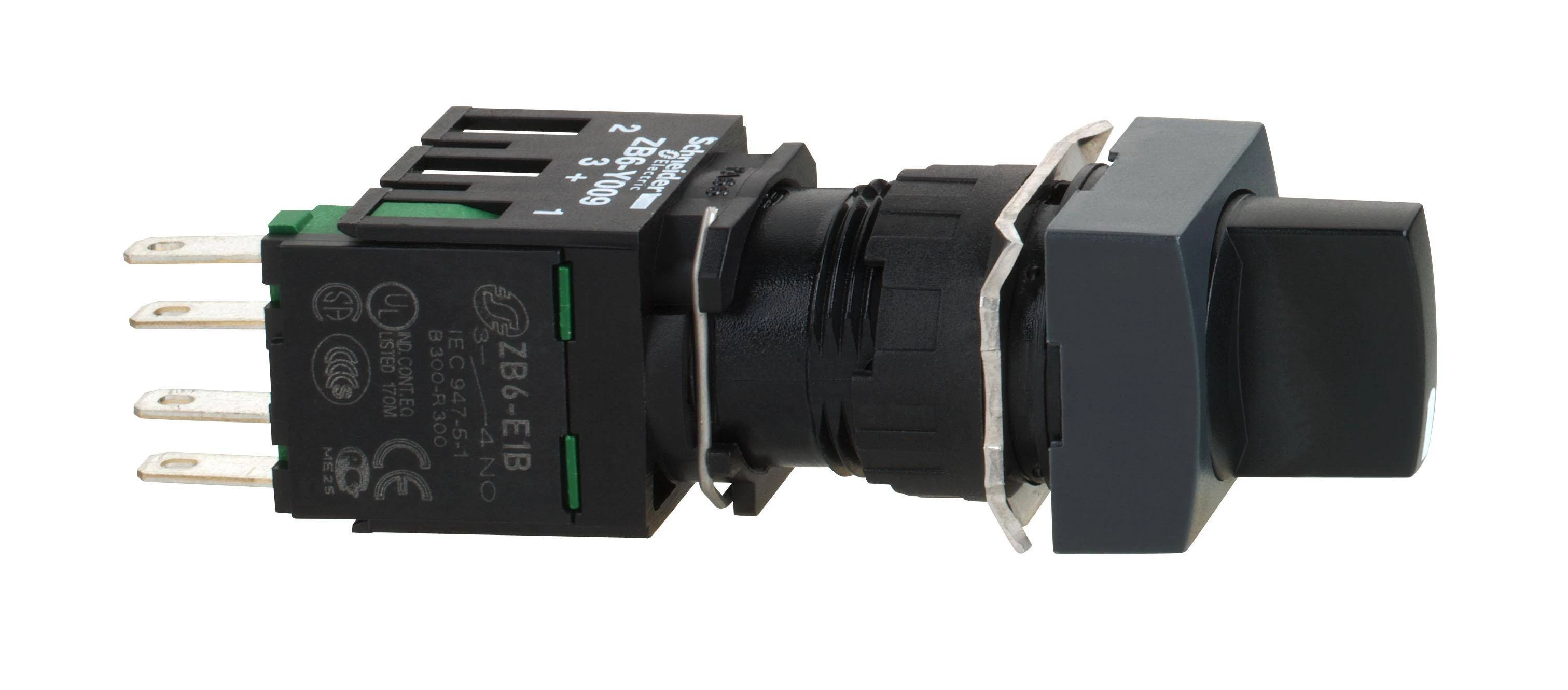 ПЕРЕКЛЮЧАТЕЛЬ 16ММ КВАДРАТНЫЙ 2 ПОЗИЦИ XB6CD221B