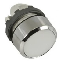 Кнопка MP1-21W белая (только корпус) с подсветкой без фиксации