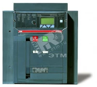 Выключатель автоматический постоянного тока, стационарный E3N 2000 PR122/DC In=2000A 3p F VR PR120/V к нижним выводам