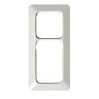 Рамка 2-постовая, 1 пост 2Schuko + 1 пост Schuko, серия Jussi, белый ABB