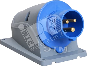 Вилка стационарная ССИ-513 16А-6ч/200-250В 2Р+РЕ IP44 MAGNUM ИЭК