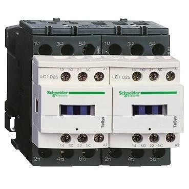 КОНТАКТОР РЕВЕРСИВНЫЙ 3P,25A,24V DС,.ЭЛЕКТРИЧЕСКАЯ БЛОКИРОВКА