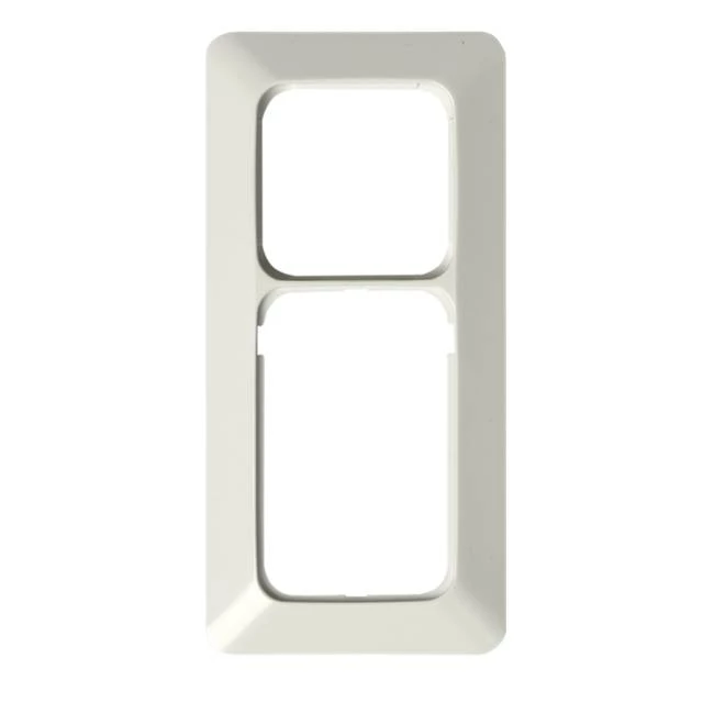 Рамка 2-постовая, 1 пост 2Schuko + 1 пост Schuko, серия Jussi, белый ABB