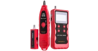 Кабельный тестер NIKOMAX с LCD дисплеем, UTP/STP, RJ45, RJ12, RJ11, BNC, USB, с функцией измерения длины и трассировкой кабелей
