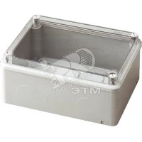 Коробка расп,гермет,пласт,винт IP55 310х240х110мм ШхВхГ прозр
