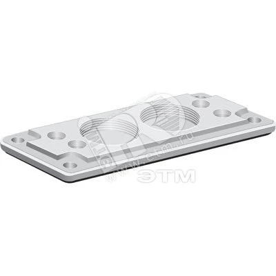 Фланец YMFMB10861SET (фланец II/C) для рубильников в пласт, боксе, резьба 2xM50 + 4xM20