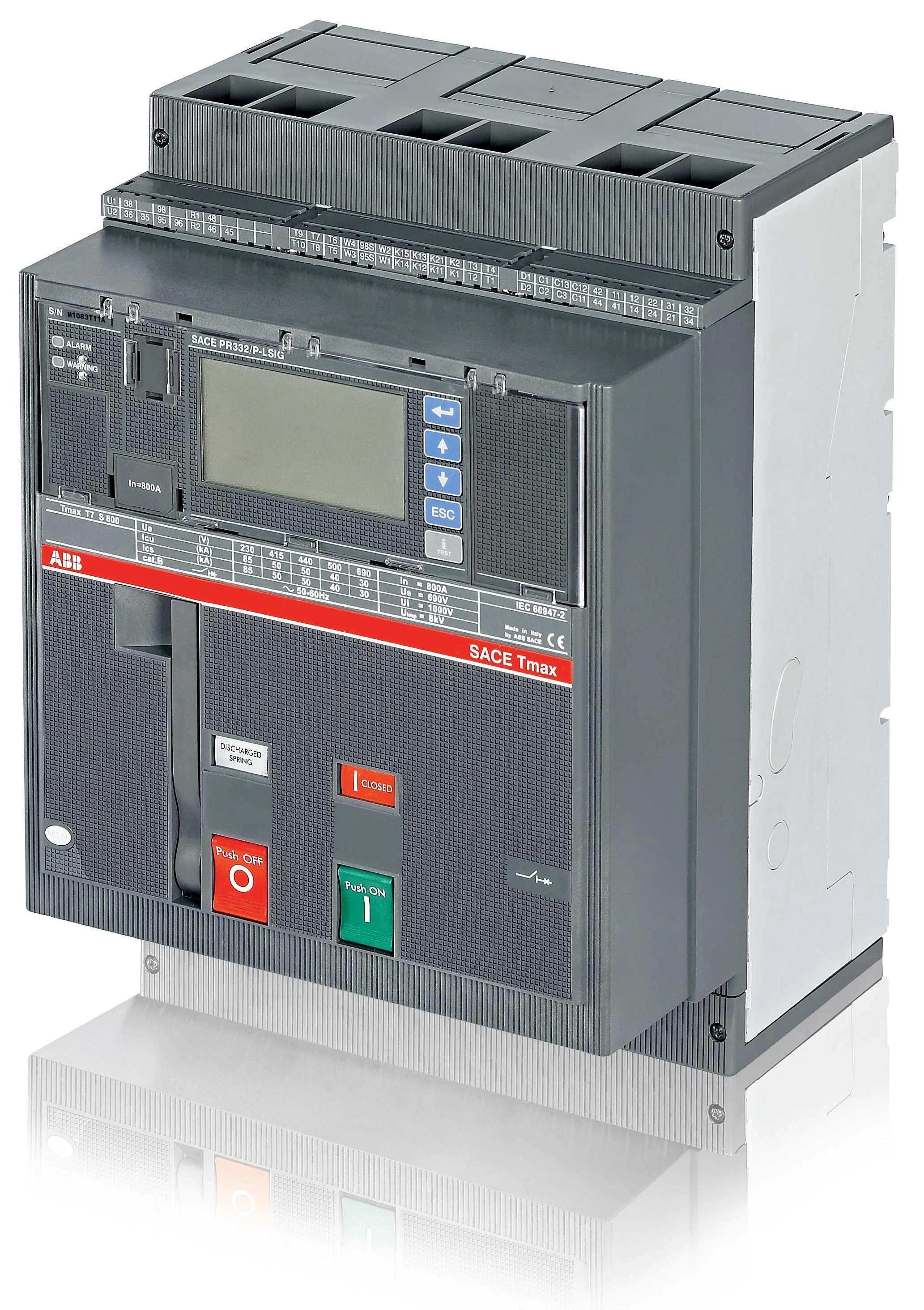Выключатель автоматический T7H 1250 PR232/P LSI In=1250A 4p F F M