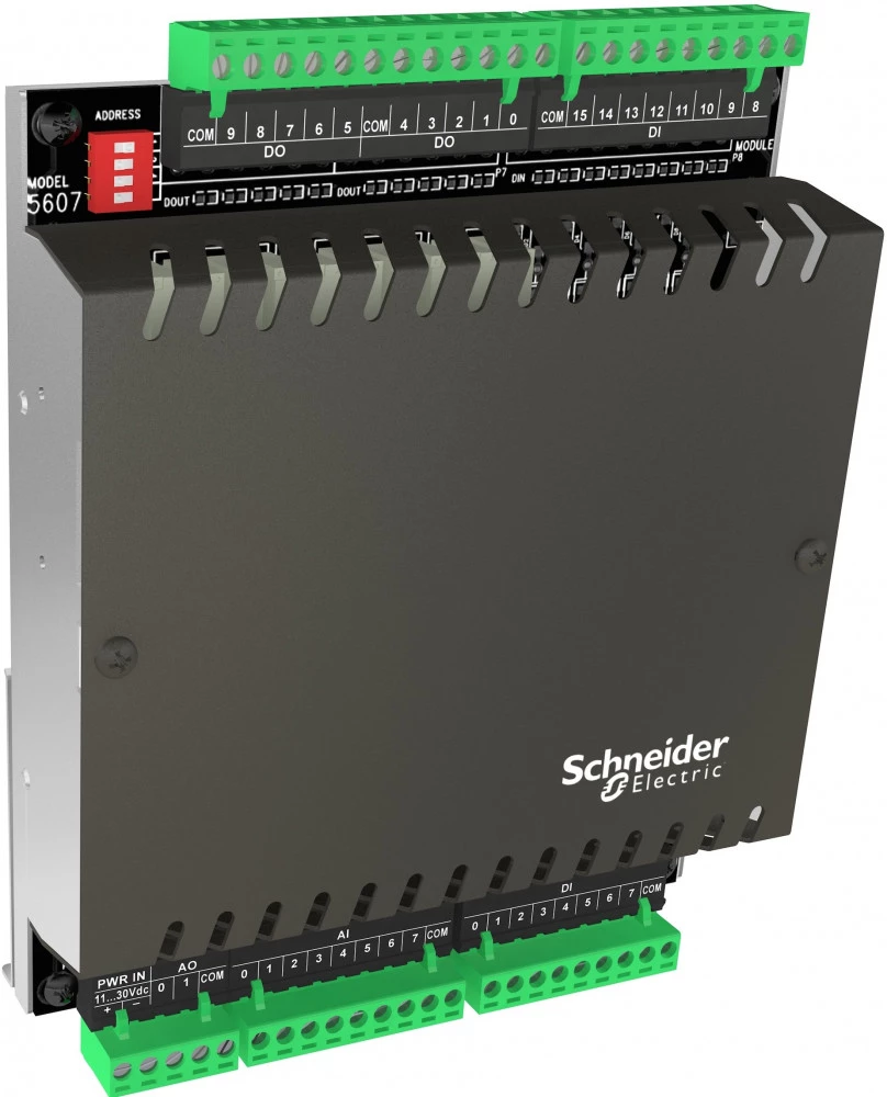 Модуль расширения 5607-24 I/O, 16 D/I (24В), 10 D/O(R), 8 A/I, 2 A/O