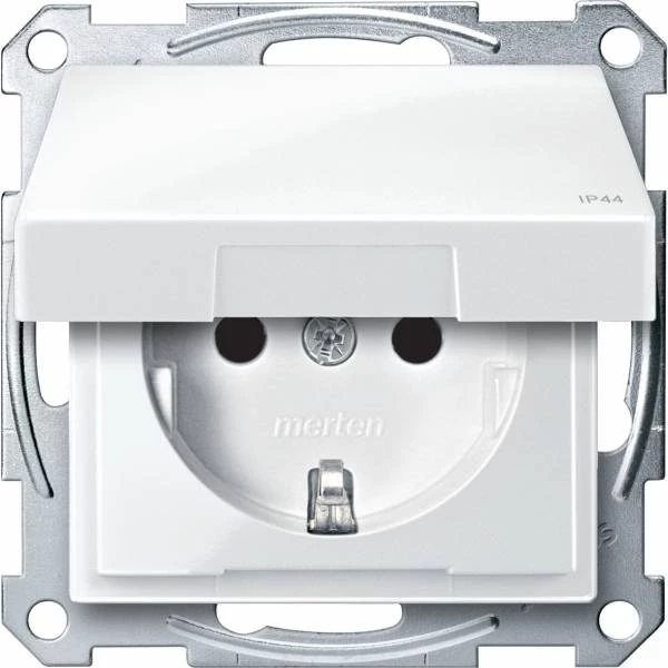 МЕХ-М РОЗЕТКИ С КРЫШК. З/К, С/Ш IP 44 MTN2314-0319
