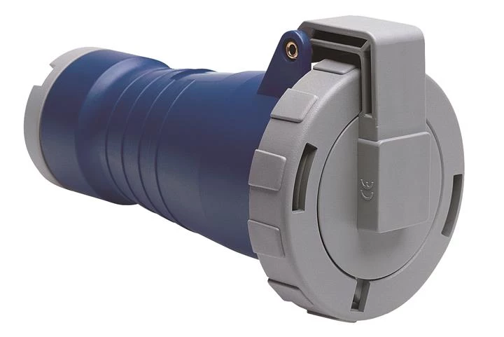 Розетка кабельная 216C6W, 16А, 2P+E, IP67, 6ч