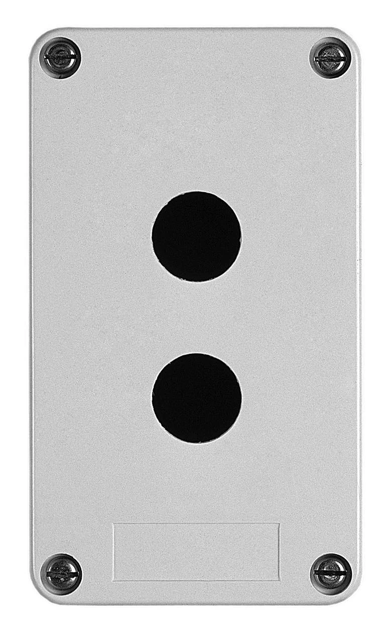КОРПУС ДЛЯ КНОПОЧНОГО ПОСТА 2 ОТВ.