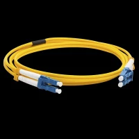 Патч-корд оптический LANMASTER, LSZH, дуплексный, LC/UPC-LC/UPC, SM, 15 м