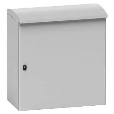 Шкаф внешн. Outdoor S3D HD 343x200x180mm ral7035 IP66 IK10 крыш+змк.с дв. бор.