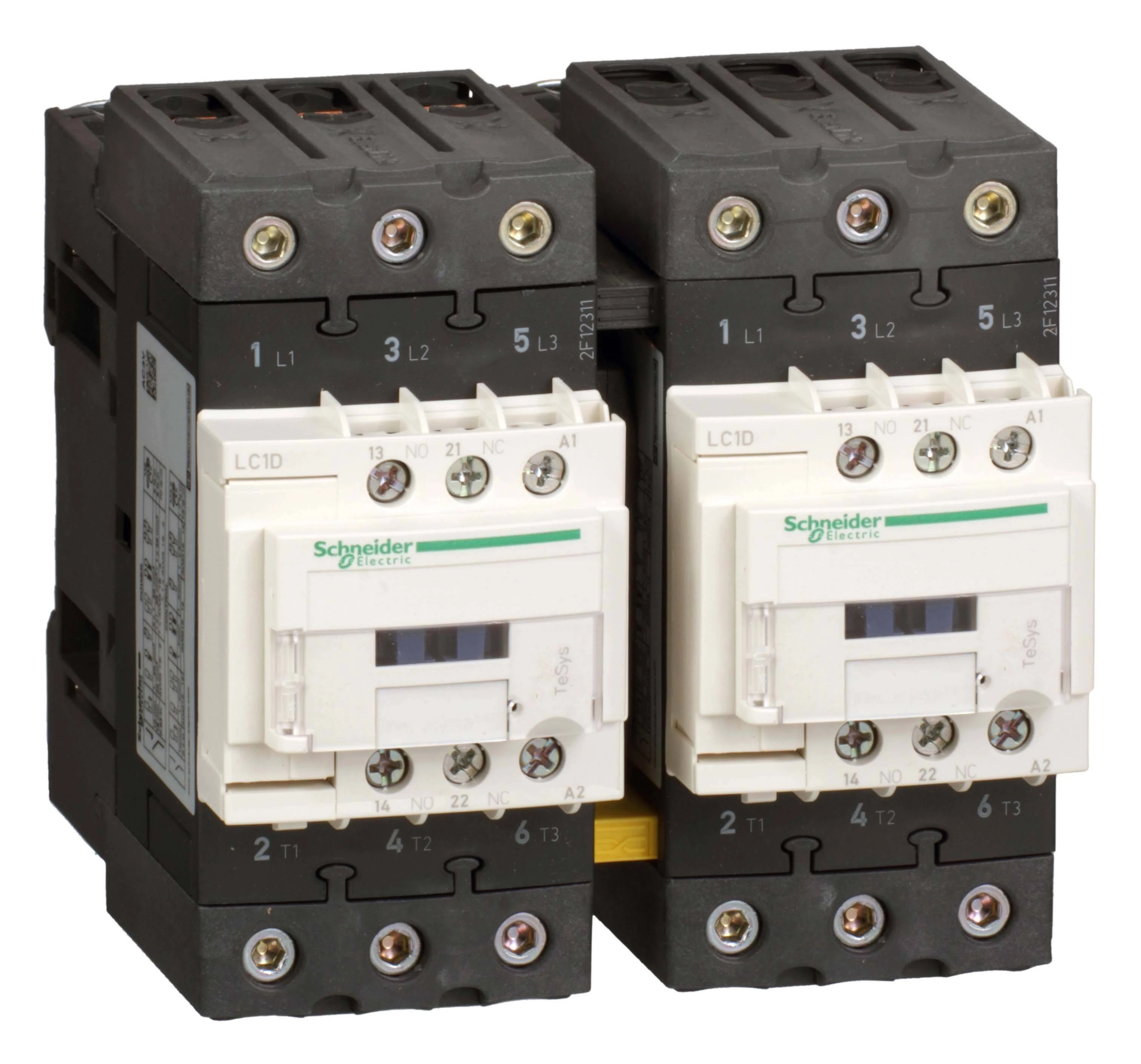 Реверсивный контактор 3 реле EVERLINK AC3 440В 65A катушка управления 24В DC Schneider Electric