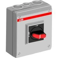 Рубильник в боксе  OTP63B6M до 63A 6-полюсный, резьба 4хМ32+2хМ1 6