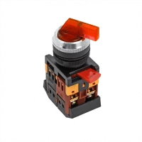 Переключатель ANLC-22 2P красный с подсветкой 380В NO+NC EKF PROxima