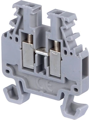 Клемма DR1,5/4 винтовая 1.5мм.кв., мини, DIN2