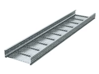 Лоток листовой 200x400, лонжерон 2 мм, L 3 м, цинк-ламель
