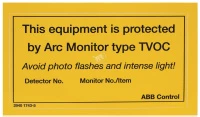 Шильдик информационный 10 шт, для TVOC-2